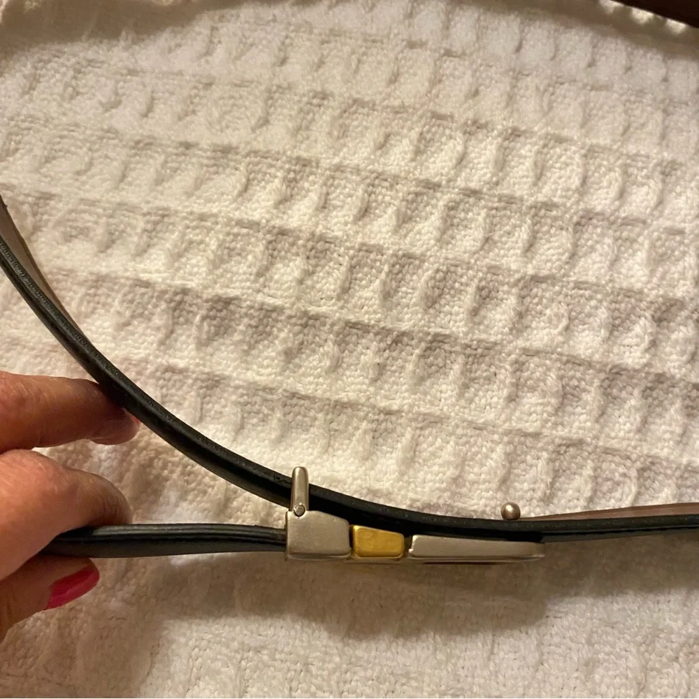 Vintage & Rare : “Mobile” logo belt with Pegasus on a buckle. - Picture 9 of 12